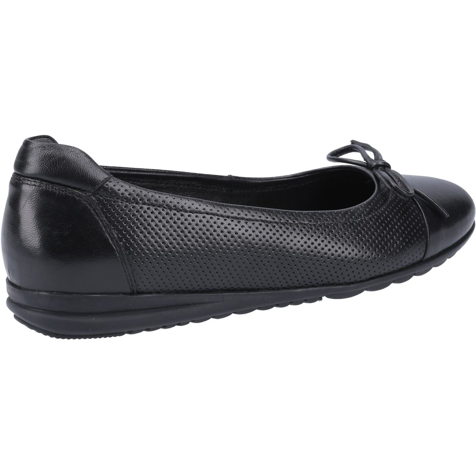 Hush Puppies Jolene Slip Ons Ladies Shoes in Black