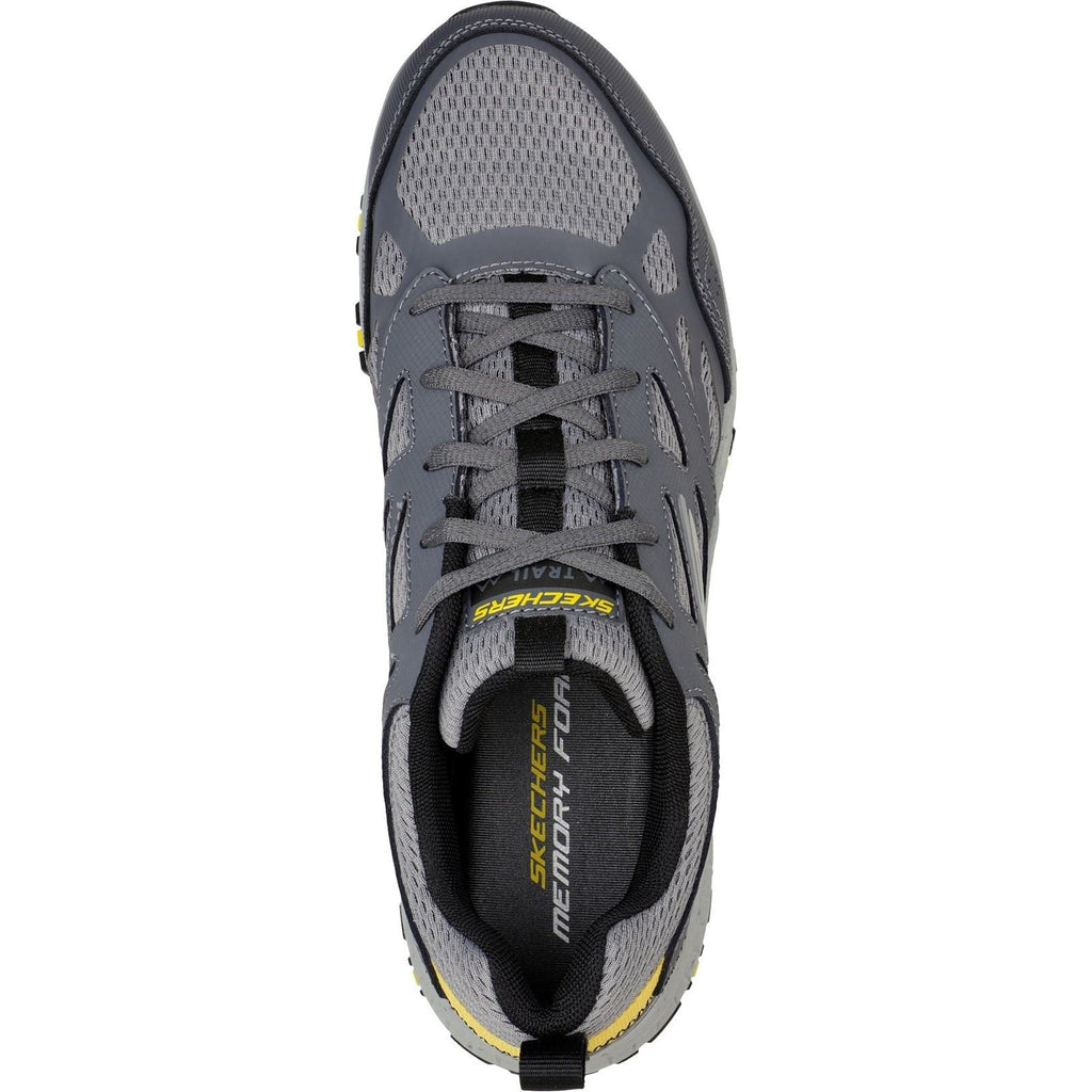 Skechers (GAR237265) Men's Hillcrest Shoe in Charcoal/Black 6 to 12