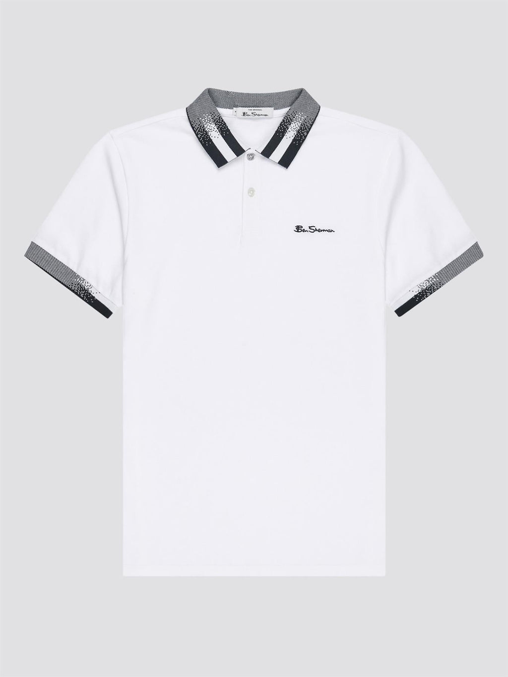 Ben Sherman Men's Regular Fit Collar Interest Organic Cotton Polo Shirt (0063364) M-XXL