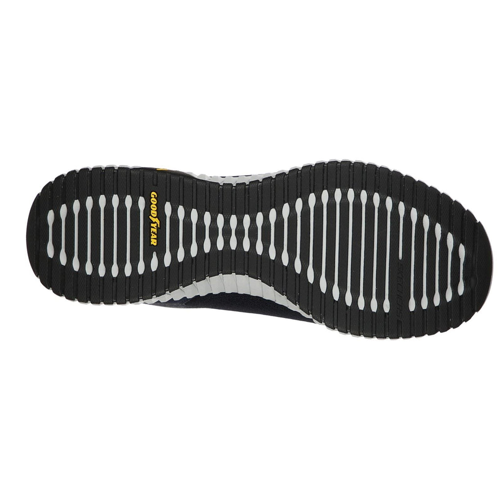 Skechers Elite Flex Prime Take Over Sport Shoes Mens Sports in  Navy Yellow