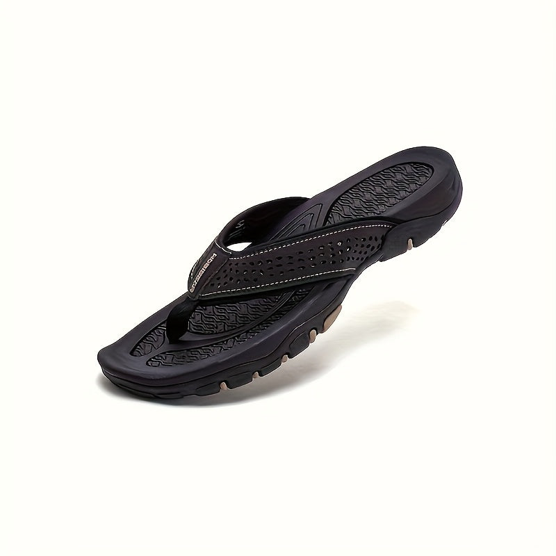 Vintage Fashion Outdoor Men'S Plus Size Round Toe Casual Slides