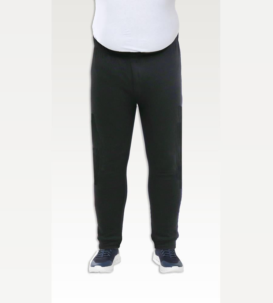 D555 Thermal Long Johns For Men in Black, 2XL-8XL