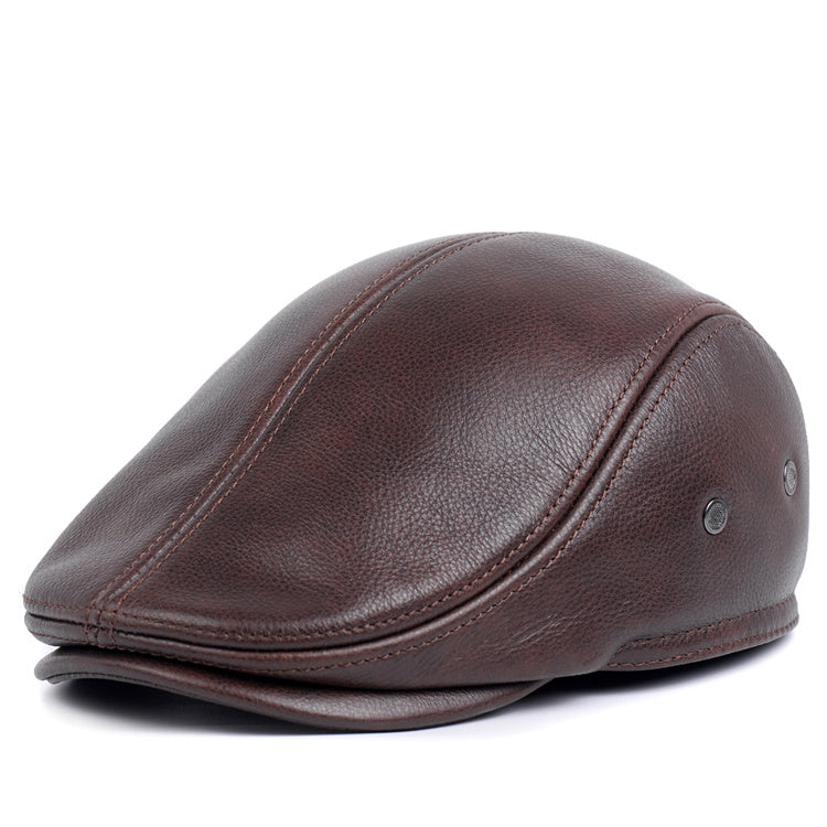 Men's Casual Leather Hats