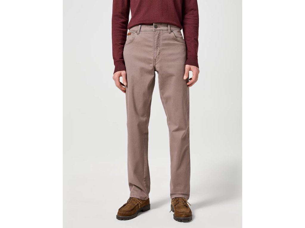 Wrangler Texas Stretch Trouser Chino For Men 112356884 in Iron Waist 38-44