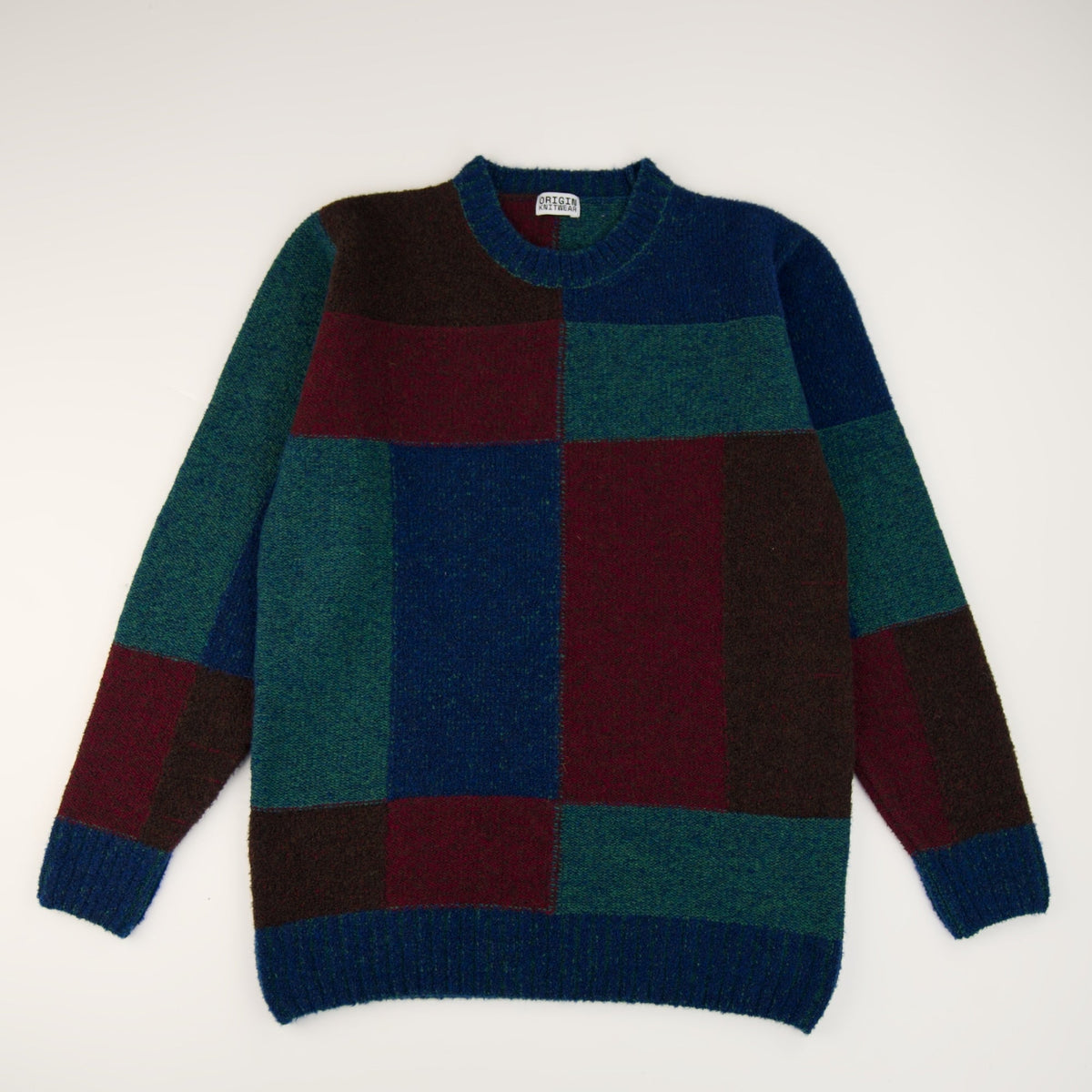Women’s Soufflé Yarn Jumper | Super Soft Fluffy Knit | Intarsia Pattern Sweater for Autumn & Winter | Lightweight Cozy Pullover | Soufflé - Carnaby - Regal