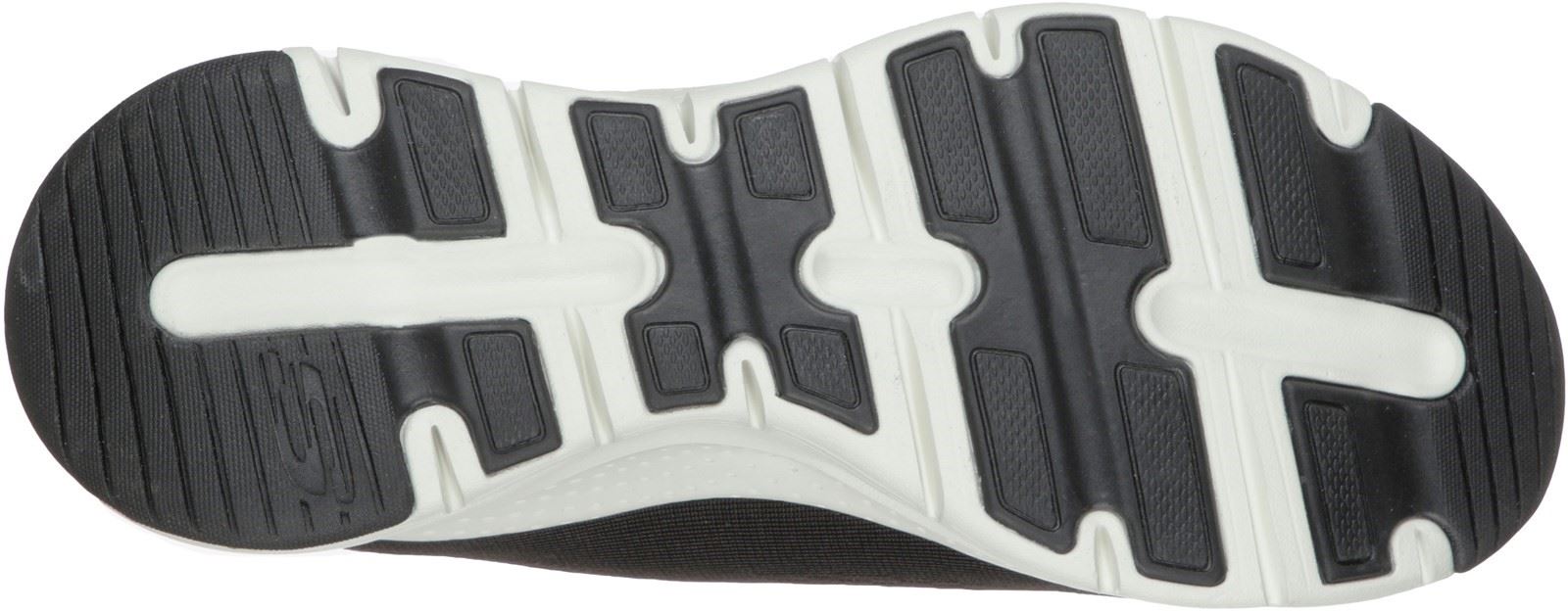 Skechers Arch Fit Sunny Outlook Sports Shoe Ladies Sports in Black/White