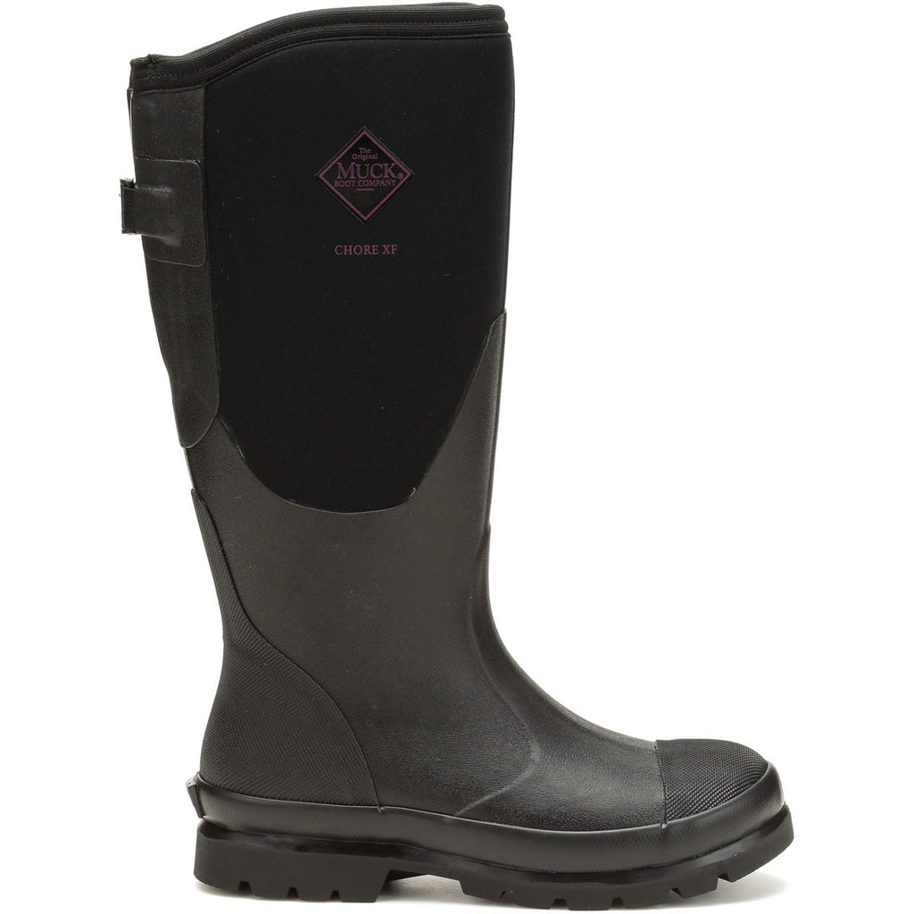 Muck Boots Women's Chore Adjustable Tall Boot in Black 1 to 7