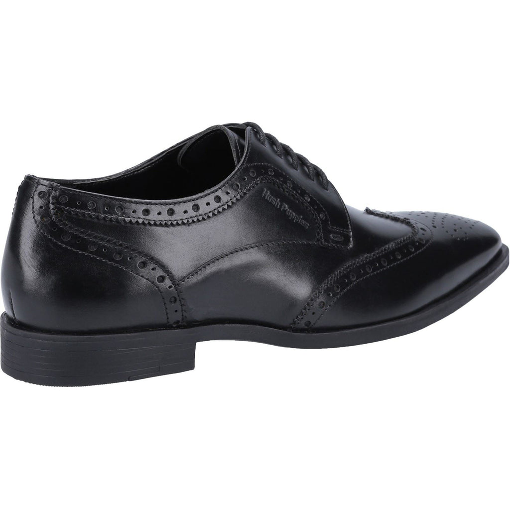 Hush Puppies School Formal Lace Up Shoe For Men (Elliot Brogue) in 2 Colours, 6-12