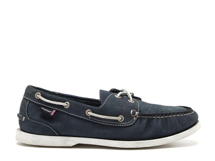 Chatham Mens Pacific II G2 Deck Shoes in Navy