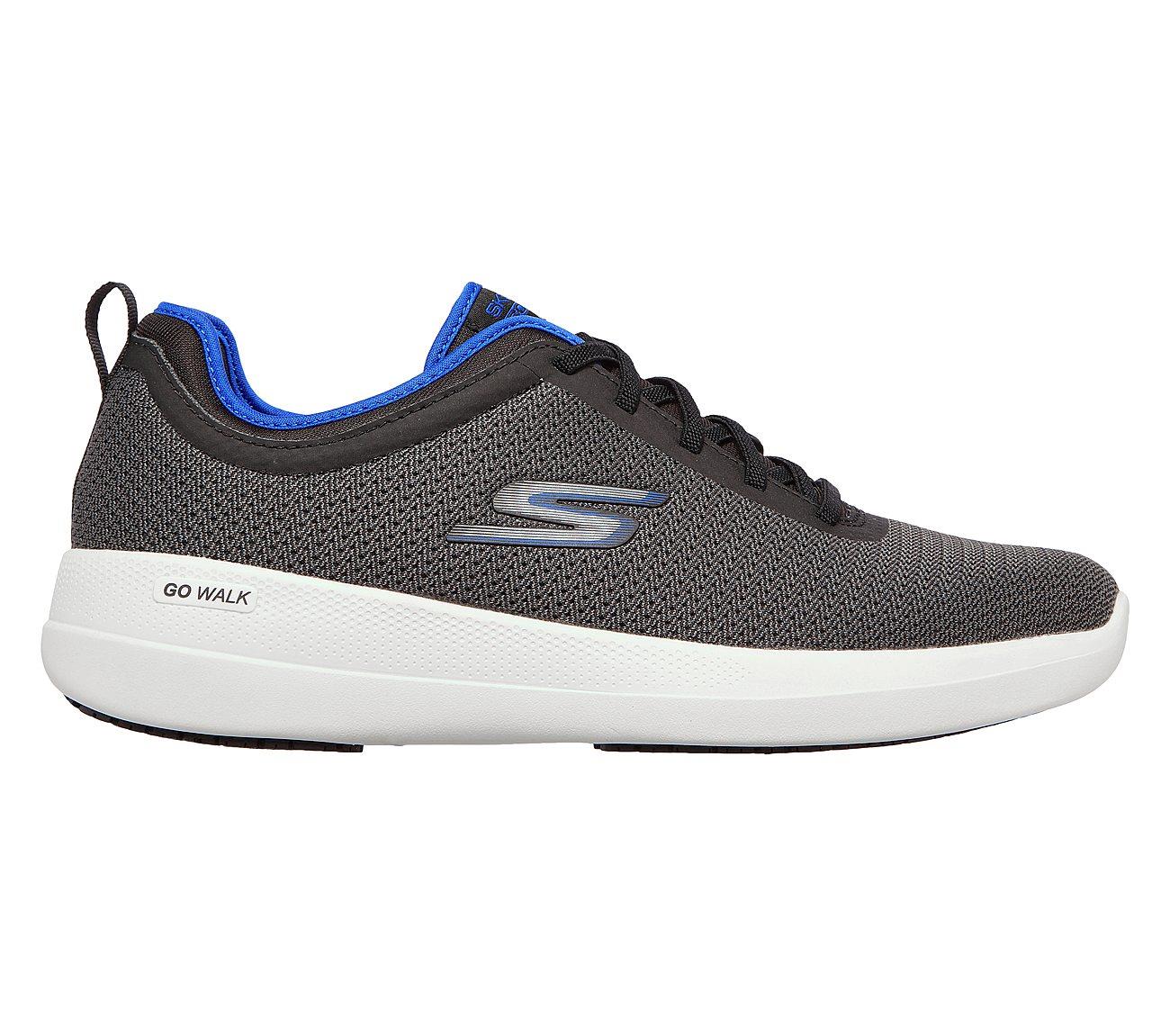 SKECHERS Men's GOwalk Stability - Progress shoe in Black/Blue