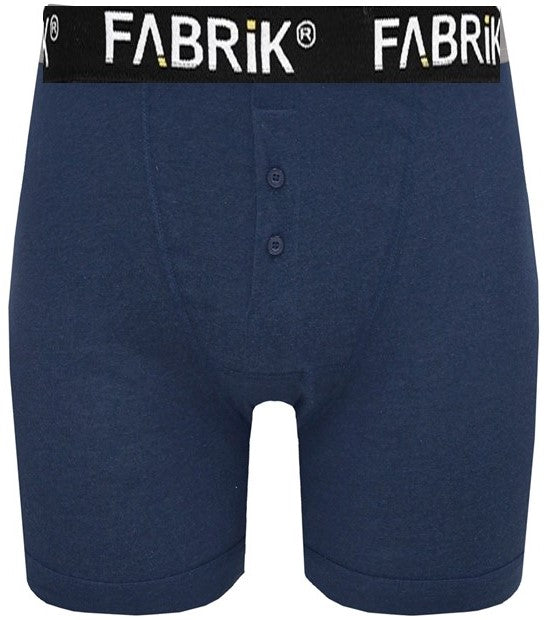 Fabrik Men's 6 Pairs Pack Jersey Ribbed Boxer Shorts (2418) Black/Charcoal/Navy 2XL-8XL