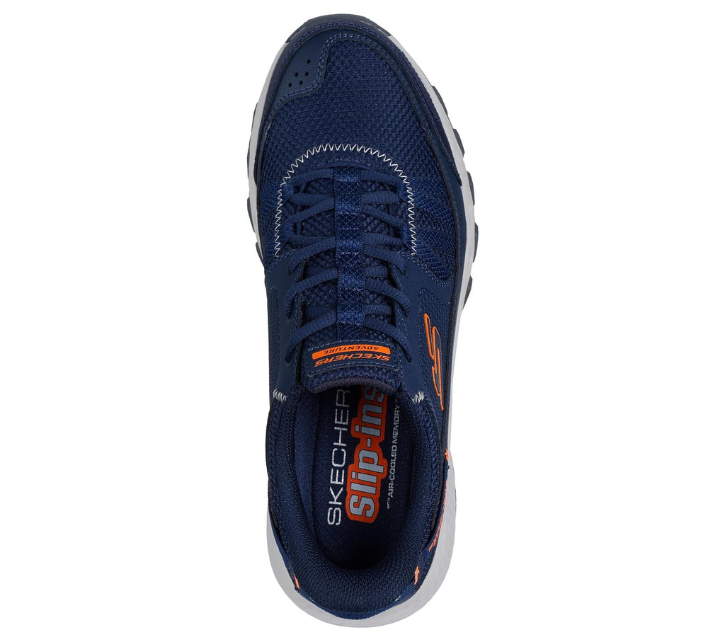 Skechers Slip On Shoe For Men Dynamite AT - Escapar Slip-ins in Navy/Orange, 5.5-13