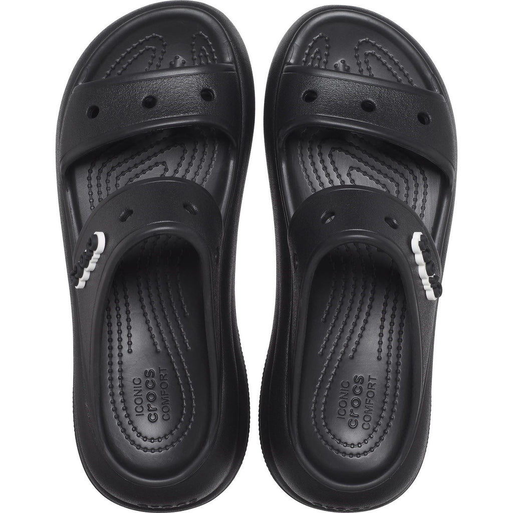 Crocs Unisex's Adult Classic Crush Sandal in 3 Colours, Sizes 4 to 8