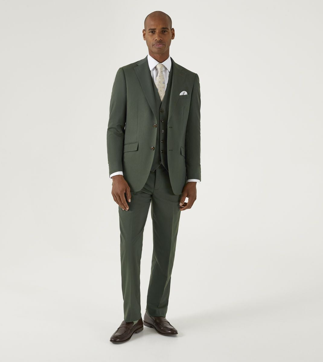 Skopes Harvey Suit Waistcoat For Men in Green, 36R-62R