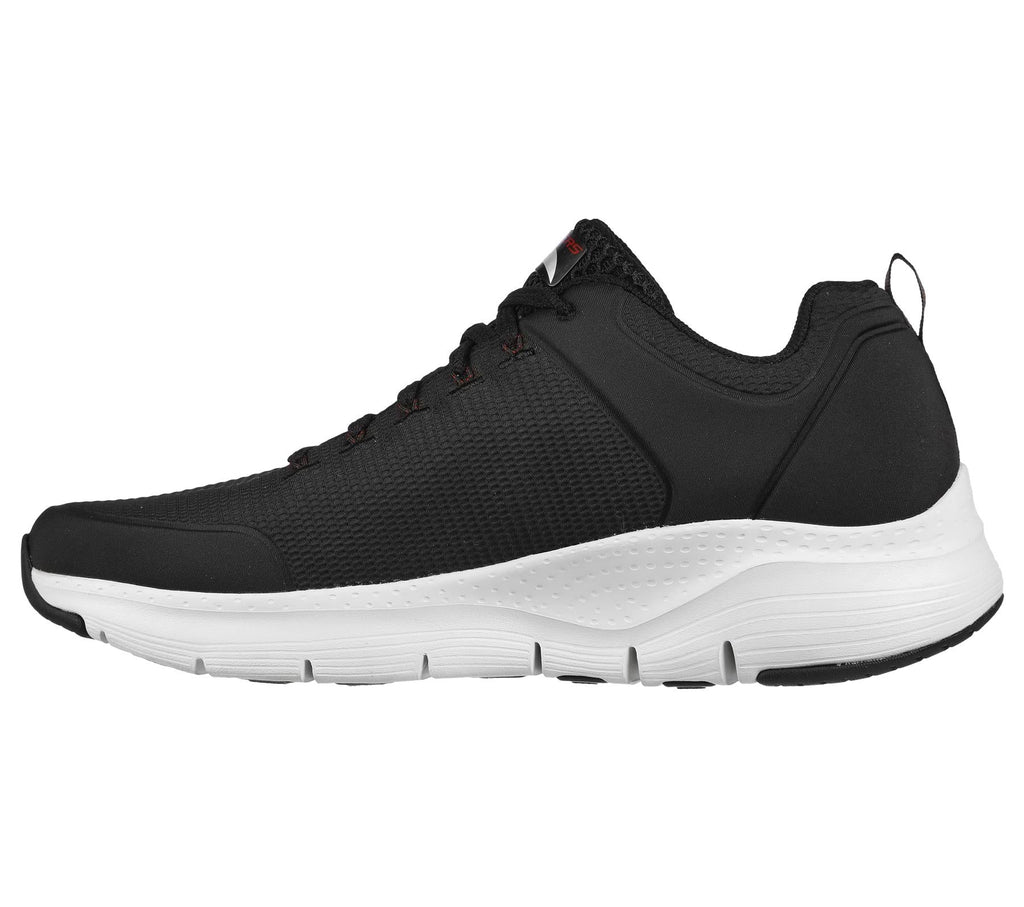 Skechers Arch Fit Titan Walking Sports Shoes in Black/White Upto Size UK6 to UK14