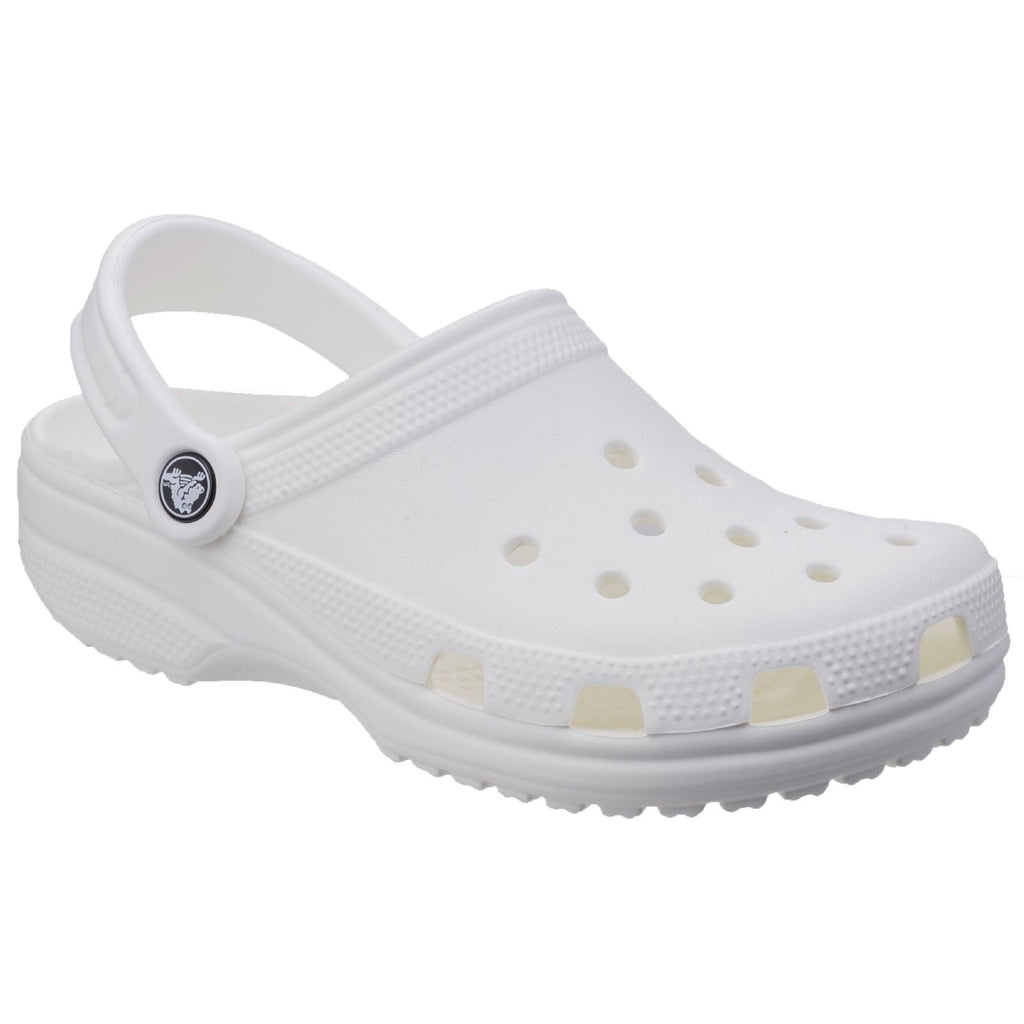 Crocs Unisex's Classic Clog in White 3 to 9