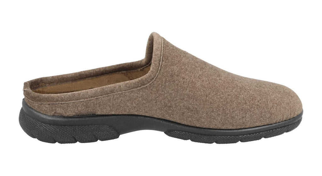 DB Shoes Men's 6V Fit Slip-On Mule in Taupe, Sizes 6 to 12
