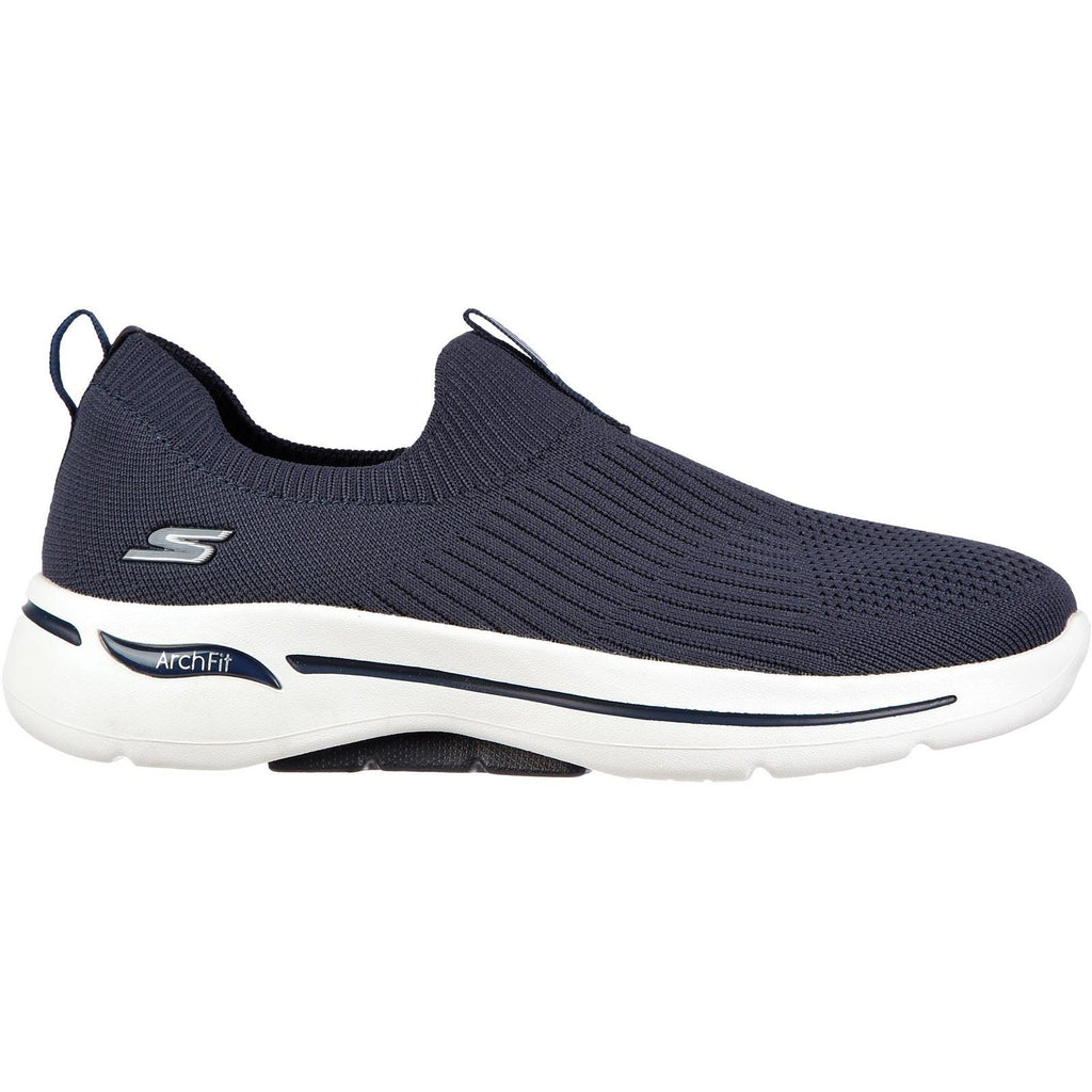 Skechers (GAR124409) Women's Go Walk Arch Fit Iconic Sports Trainer in Navy 3 to 8