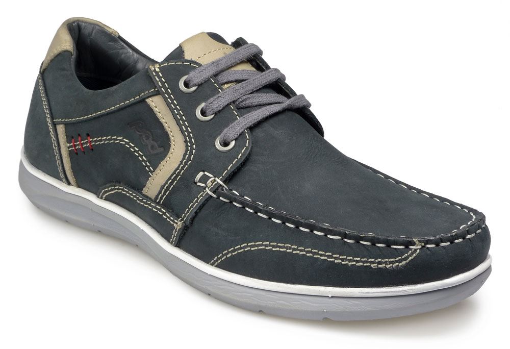 Pod Mens Casual lace up shoe - Hawk 2 Navy