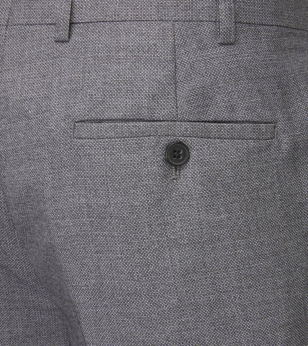 Skopes Men's Harcourt Slim Fit Suit Trouser in Silver Waist 30 to 46