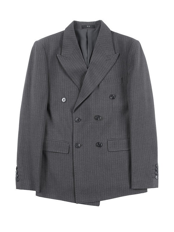 Men’s Double Breasted Thick Suit