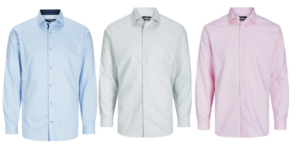 Jack & Jones Long Sleeves Shirt For Men (JPRBLAPARKER) in 6 Colours, L-XL