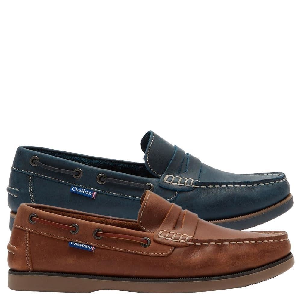 Chatham Men's Shanklin Premium Leather Loafers in 2 Color Options 6 to 15
