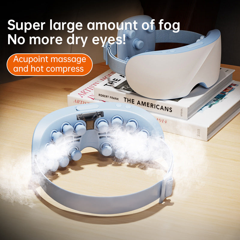 Electric Eye Steam Massager Nano Steam Eye Mask Hot Compress Glasses Steamer Bluetooth Relief Dry Eye Fatigue Dark Circles Tired