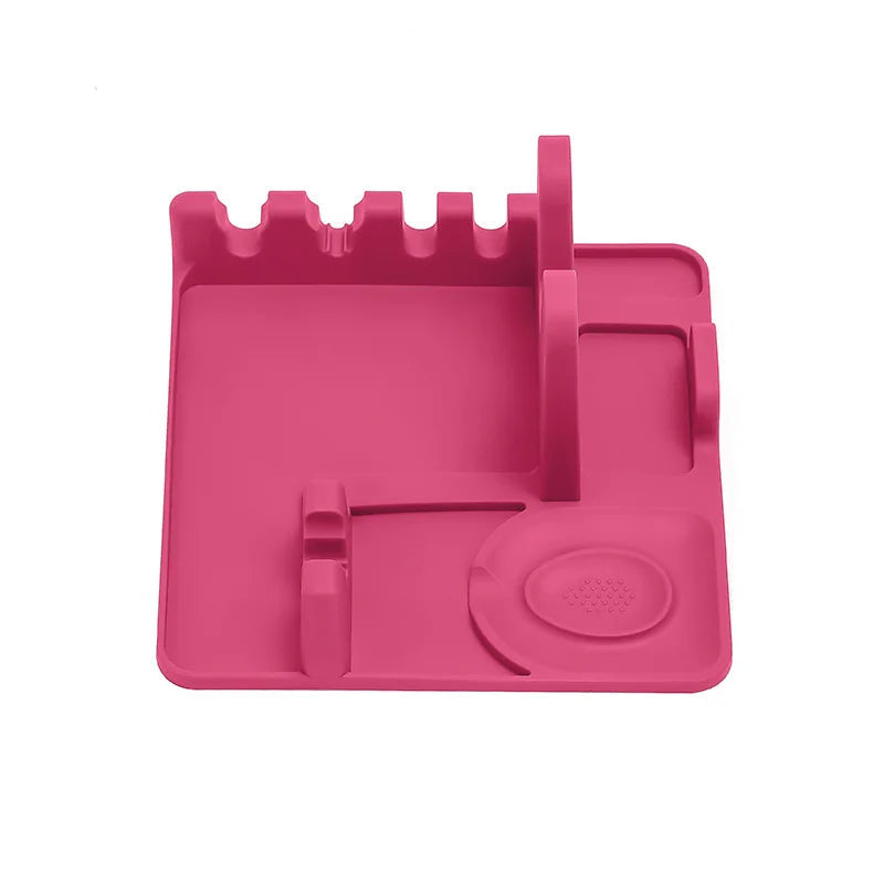 Silicone Pot Lid Rack, Kitchen Storage Rack, Pot Lid, Soup Spoon Pad, Seated Spatula Rack, Household Storage Rack