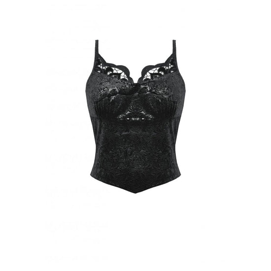 Dark in Love Freya Dark Embossed Velvet Camisole