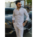 TruClothing Men's 2 Piece Suit Waistcoat Trousers Light Grey Wedding