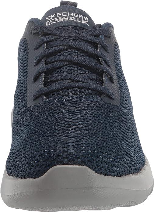 Skechers Men's Go Walk 6 Max Effort Shoes in Navy Grey