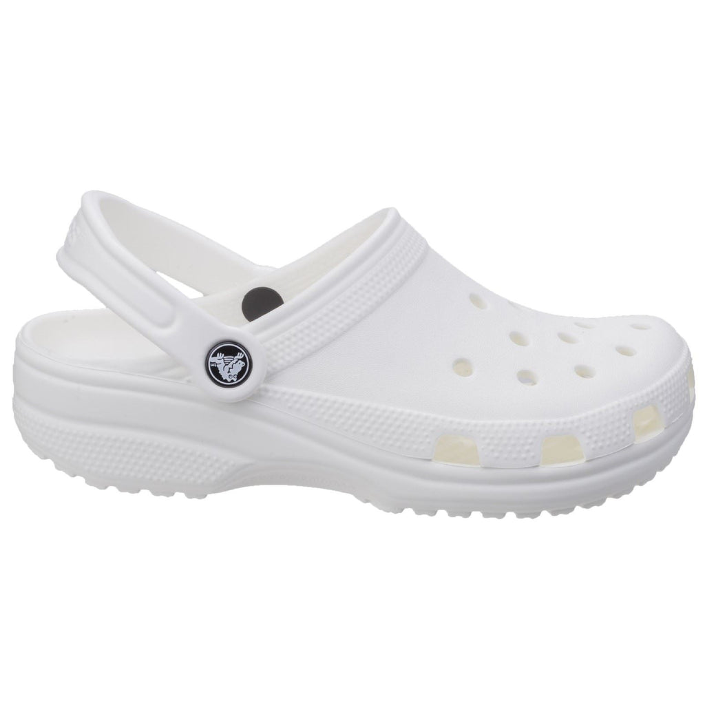 Crocs Unisex's Classic Clog in White 3 to 9