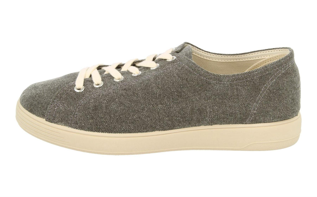 DB's Men's Extra Wide (2V Fit) Modern Washed Canvas Leisure Shoes (Peter) in Grey