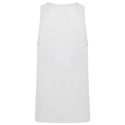 G-Star Men's Cotton Crew Neck Vest | Sleeveless Regular Fit | Grey Marl | S-2XL