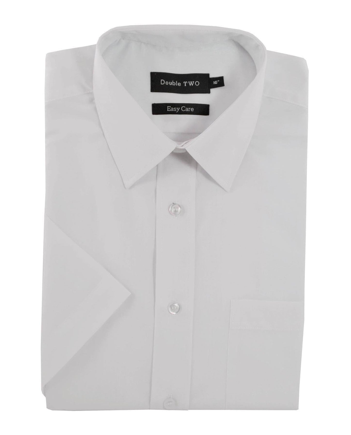 Double Two Men's Classic Cotton Blend Shirt 6 Colours Collar 14.5–23" - additional view 16