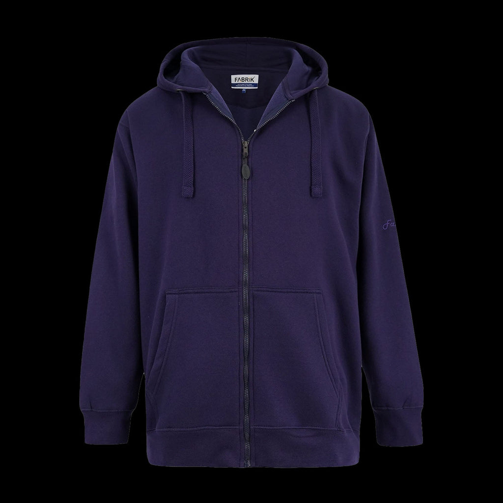 Fabrik Fleece Zip Thru Hoodie For Men (2404) in 2 Colours, 2XL-8XL