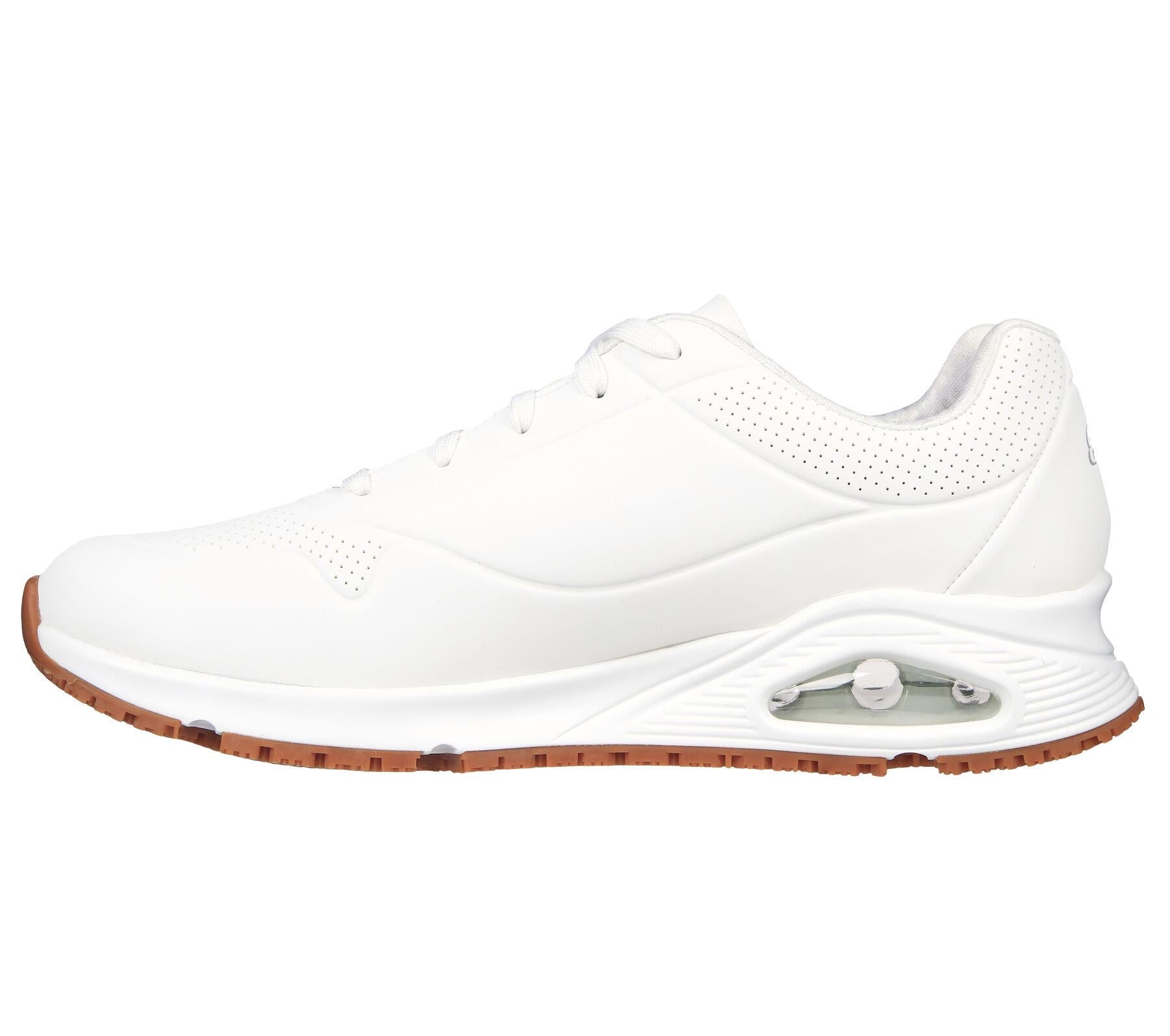 Skechers (200054EC) Men's Work Relaxed Fit: Uno SR - Sutal Shoes in 2 Colours 8 to 13