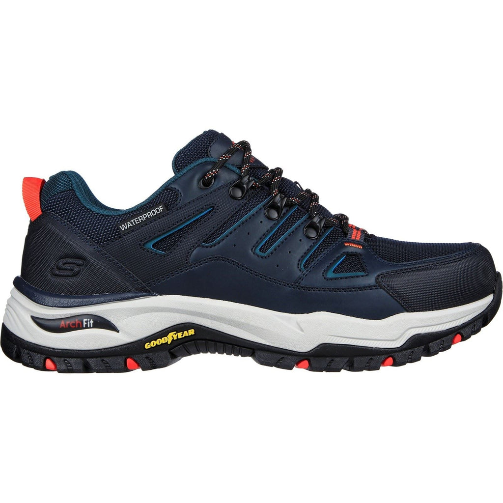 Skechers (GAR204630) Men's Relaxed Fit: Arch Fit Dawson - Argosa Boot in Dark Navy 6 to 12