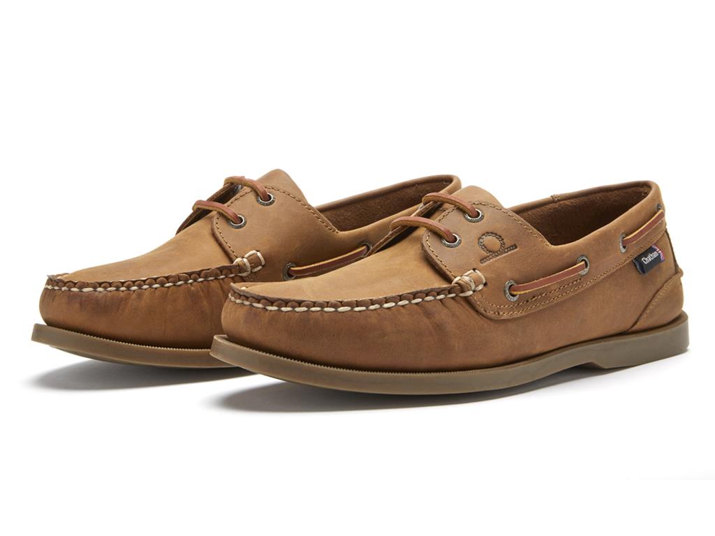 Chatham Mens Deck II G2 Deck Shoes in Walnut