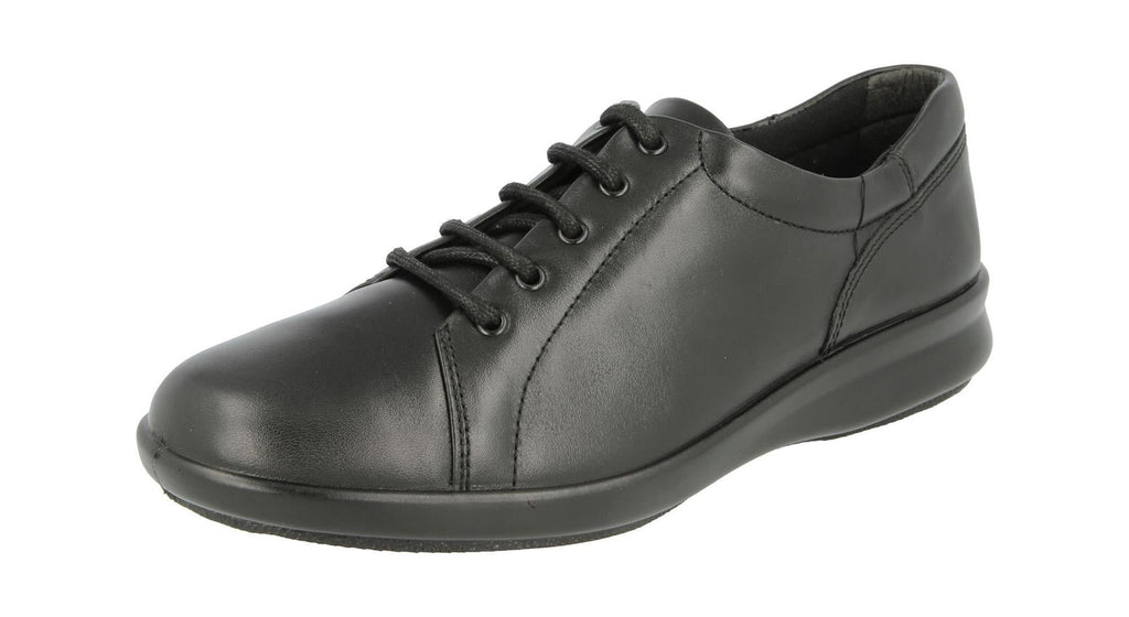 Womens (Phoebe) 4E Fit By Db Shoes in Black leather  UK3 to  UK8