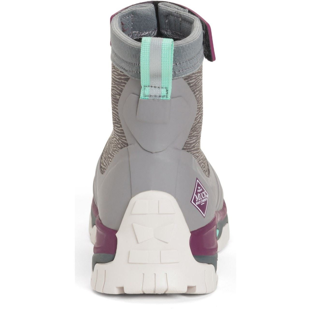 Muck Boots Women's Apex Mid Zip Wellington in Grey 1 to 8