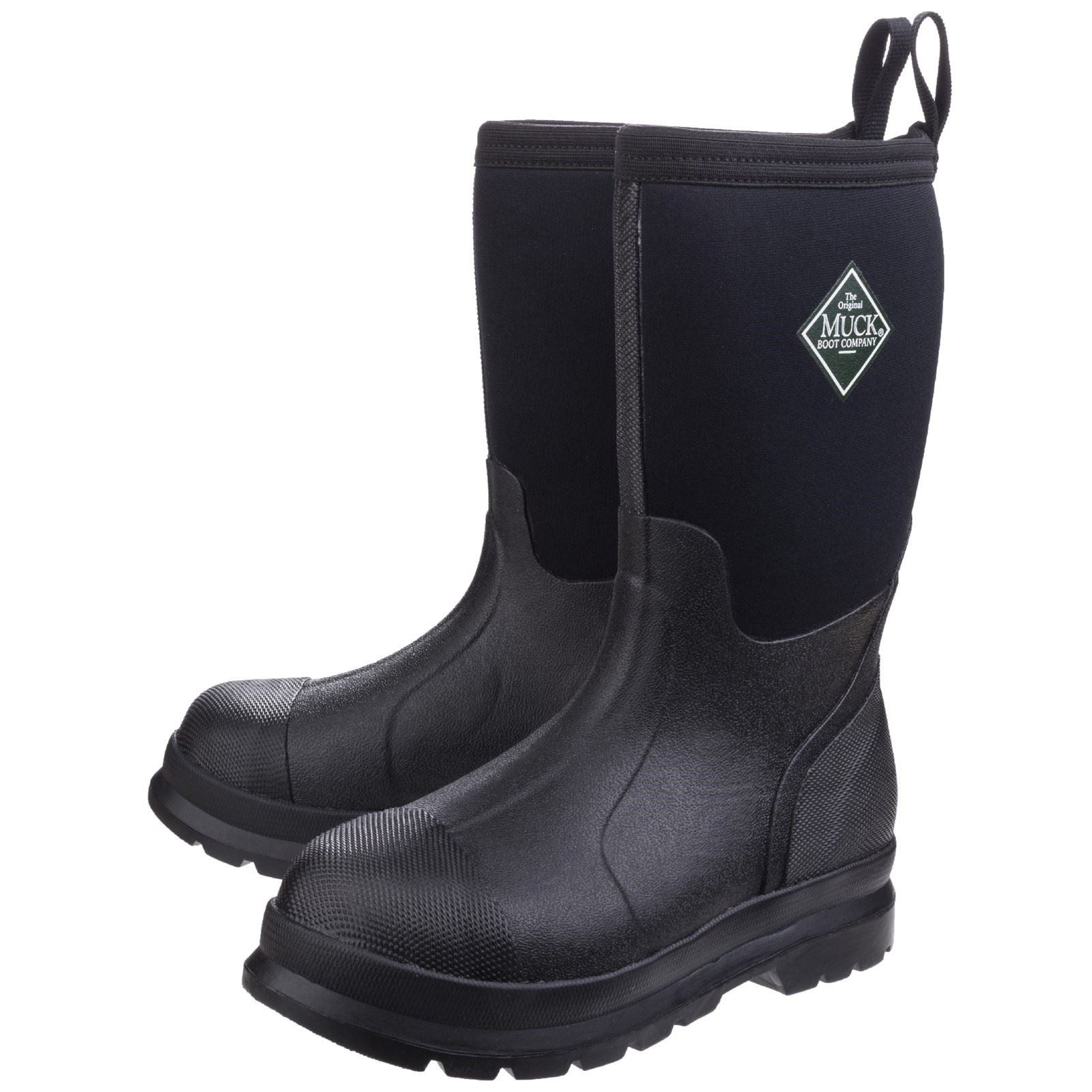 Muck Boots Children's Unisex Chore Wellington in Black 1 to 11
