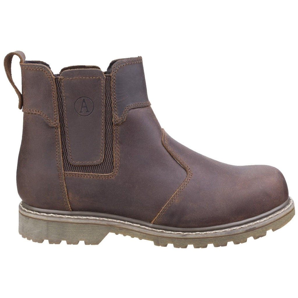 Amblers Mens Boots - Abingdon Dealer Boot in Brown, 4-12