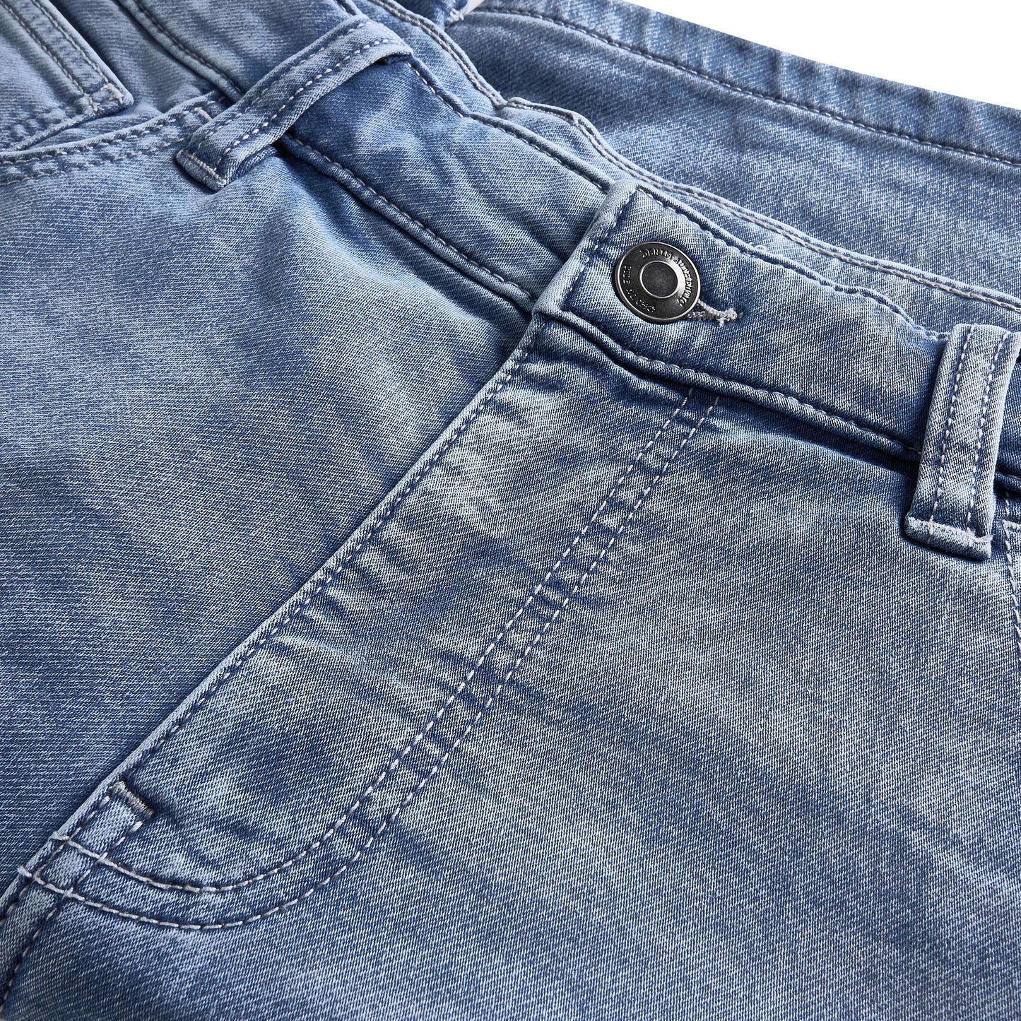 Men's Stretch Denim Shorts | Light Blue | Waist 30"-44"