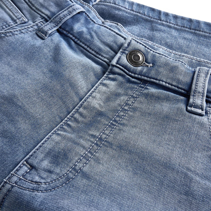 Men's Stretch Denim Shorts | Light Blue | Waist 30"-44"