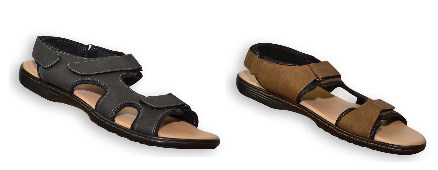 D555 REAGAN Sandals in Size UK10 to UK15, 2 Color Options