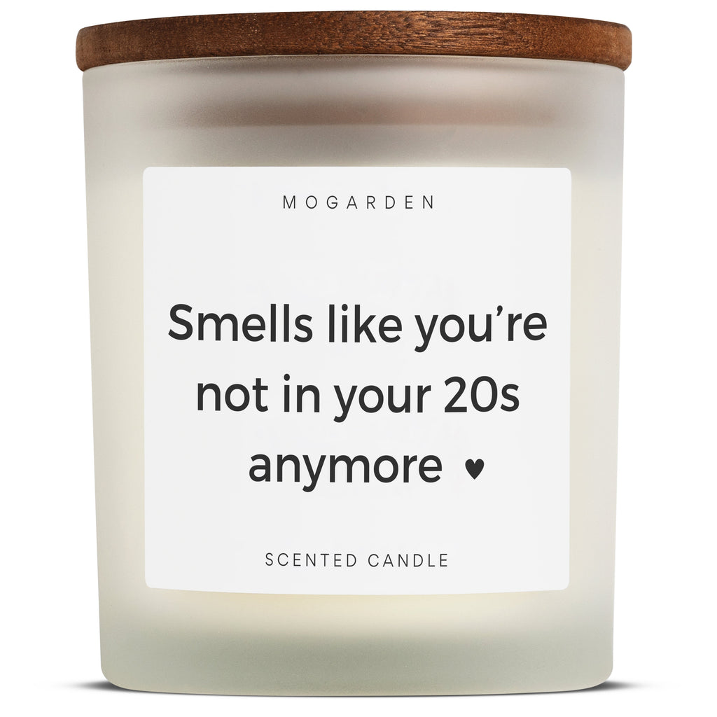 30th Birthday Gifts for Women and Men, 30th Birthday Candle Gift, Luxury Vanilla Scented Candle 220g