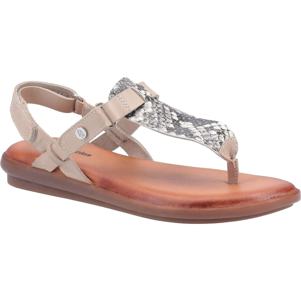 Hush Puppies Norah Sandal Toe Post Ladies Summer in Python