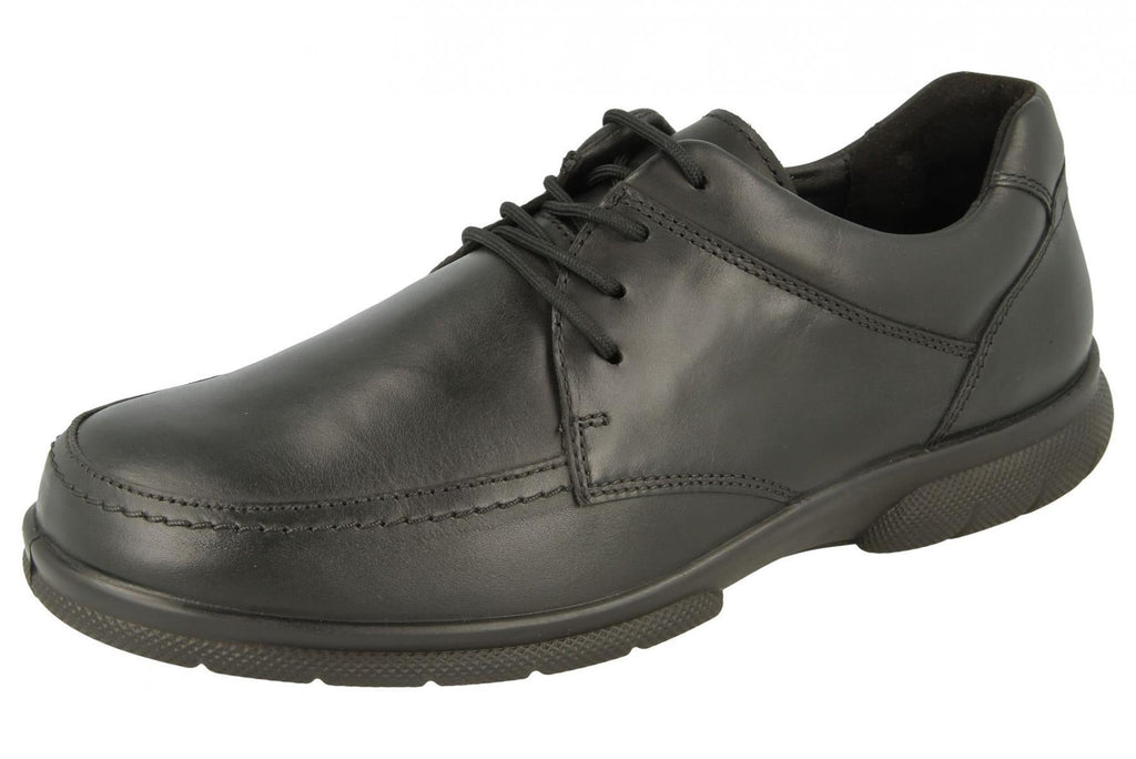 DB Shoes Mens Wide Fit (2V) Casual Lace UP Shoes (Morgan) in Black Size 7 - 14